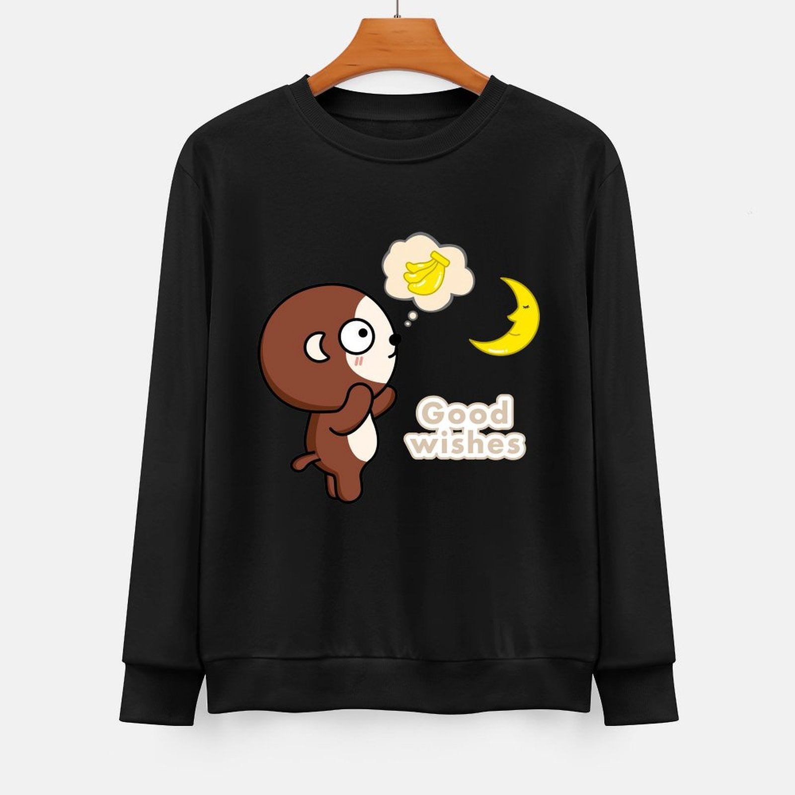 Front Patterned Long Sleeve TopEco-Conscious PureStyle